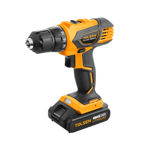 TOLSEN LION CORDLESS DRILL 20V WITH IMPACT FUNCTION