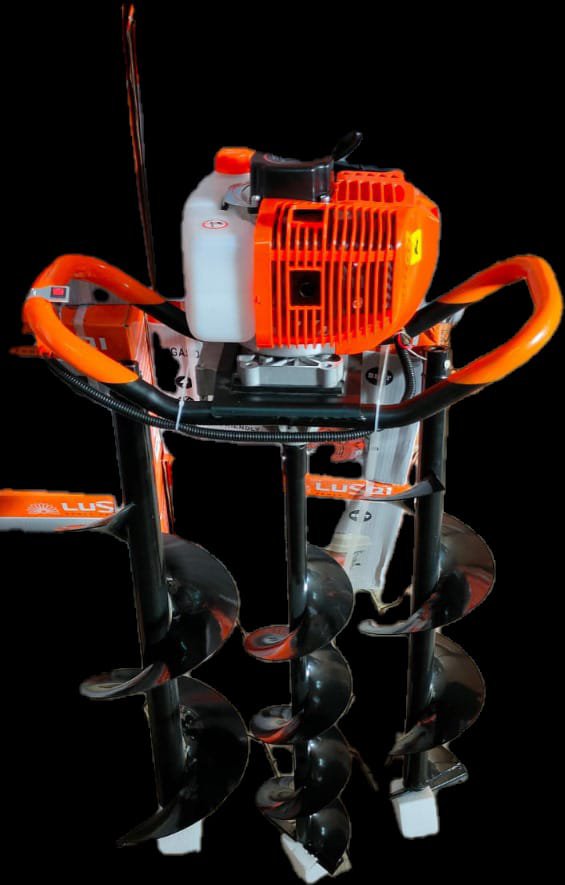 Lusqi 2Stroke Earth Auger With 3Blades