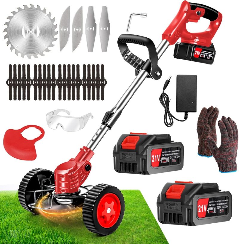 Cordless Brush Cutter with wheels