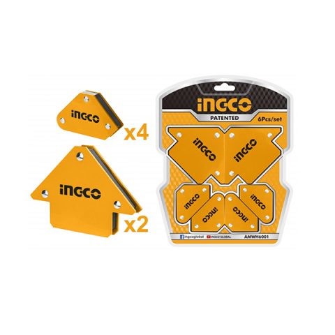 Magnetic welding holder set Ingco 6Pcs